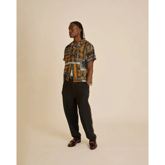 Obey Ανδρικό παντελόνι Fubar Linen Pleated Pant